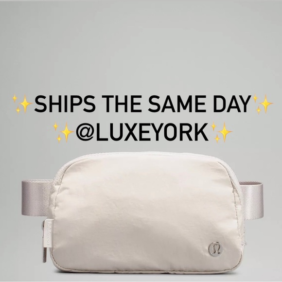 lululemon athletica Handbags - Everywhere Belt Bag in White Opal- Brand New